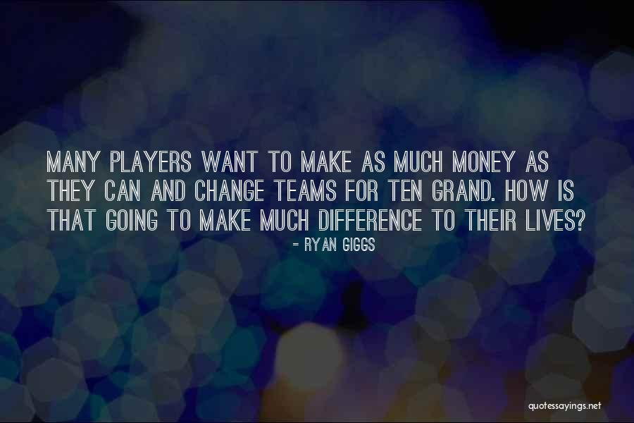 Teams And Change Quotes By Ryan Giggs Teams And Change Quotes By Ryan Giggs