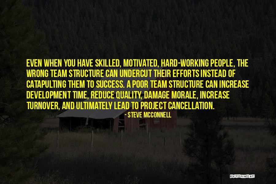 Teamwork And Hard Work Quotes By Steve McConnell