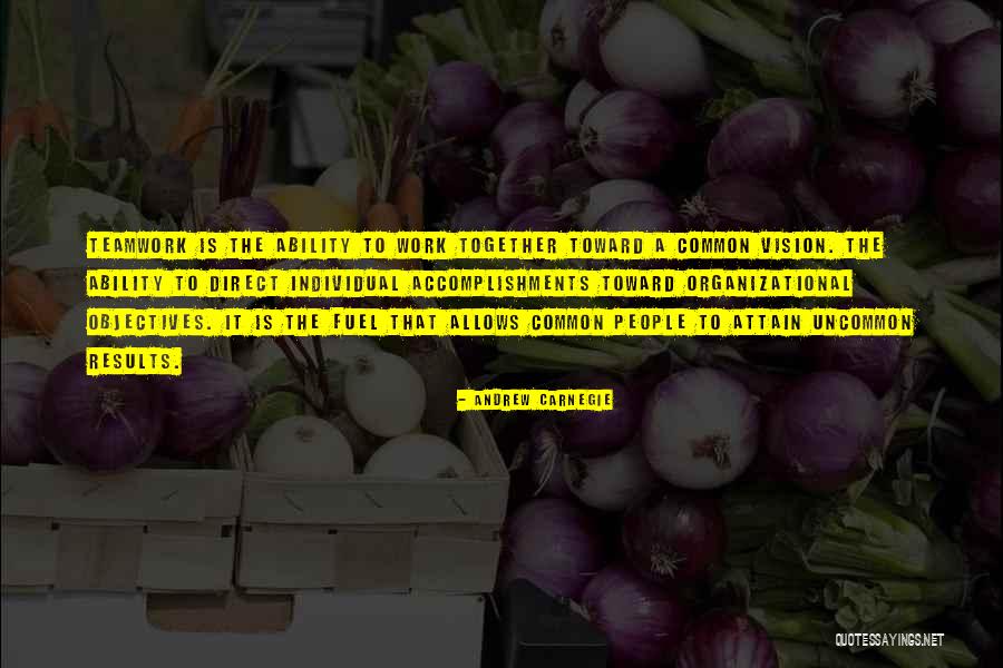 Teamwork Vs Individual Work Quotes By Andrew Carnegie Teamwork Vs Individual Work Quotes By Andrew Carnegie