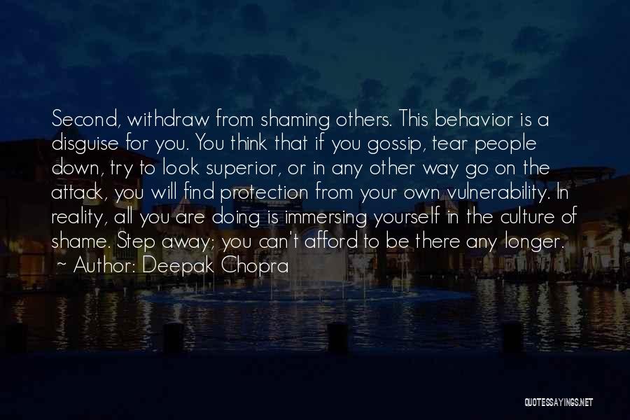 Tear Down Quotes By Deepak Chopra