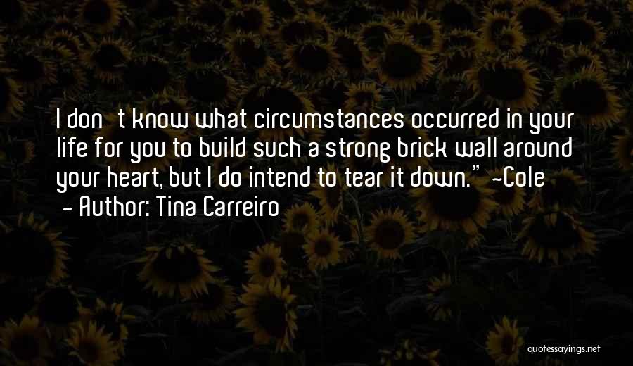 Tear Down To Build Up Quotes By Tina Carreiro