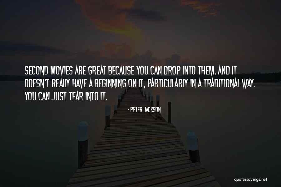 Tear Quotes By Peter Jackson