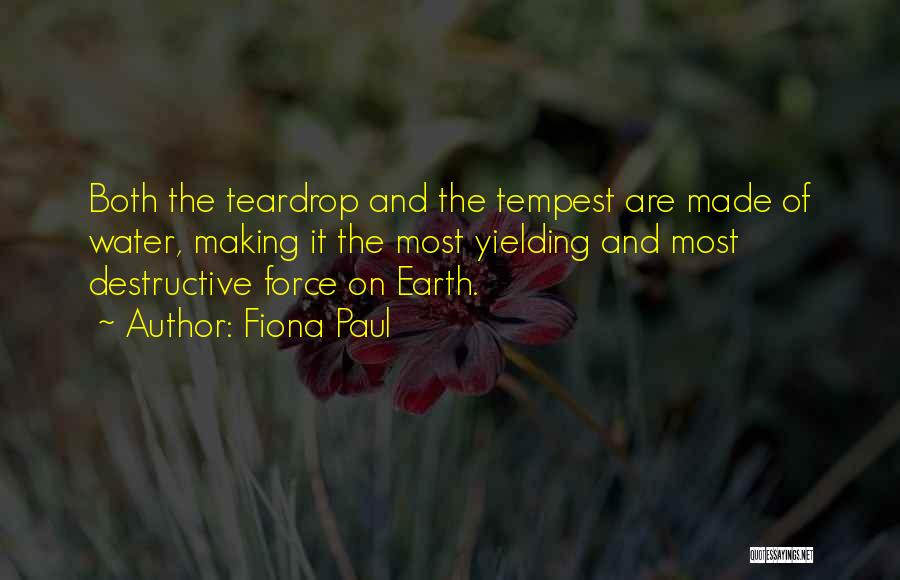 Teardrop Quotes By Fiona Paul