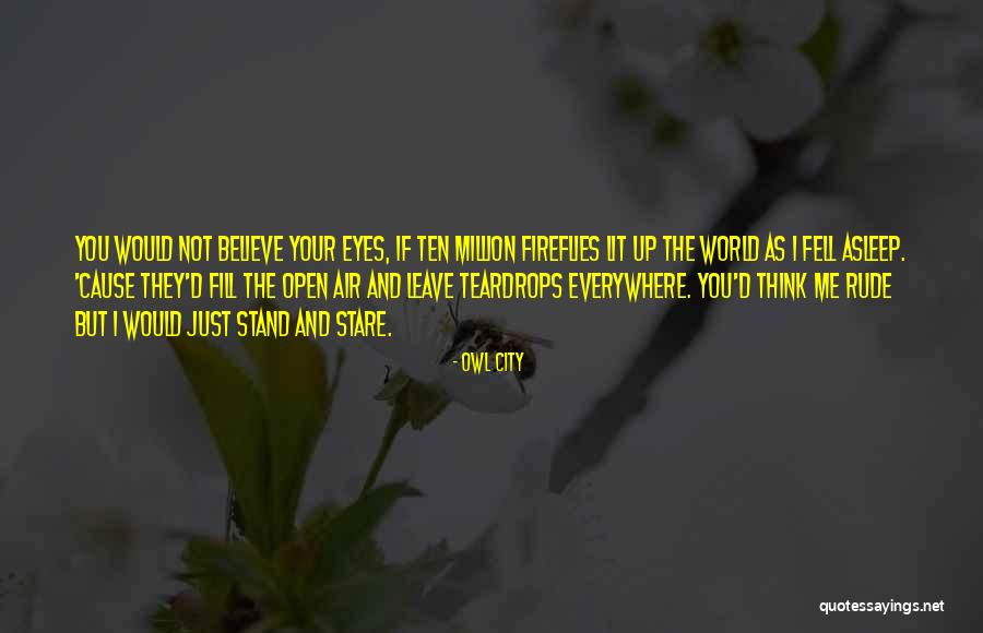 Teardrops Quotes By Owl City Teardrops Quotes By Owl City