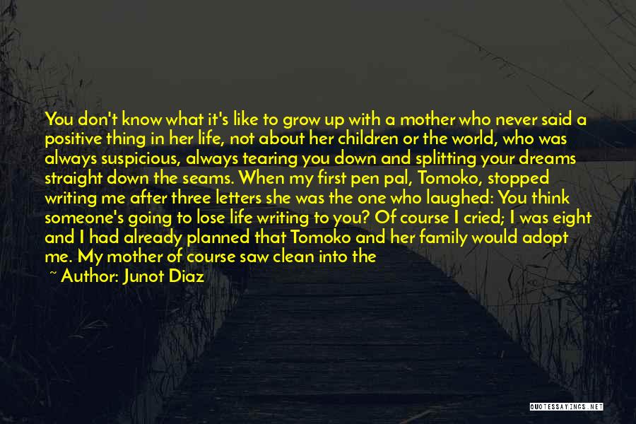 Tearing Down Others Quotes By Junot Diaz