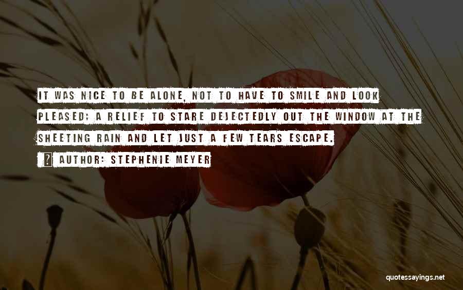 Tears And Rain Quotes By Stephenie Meyer
