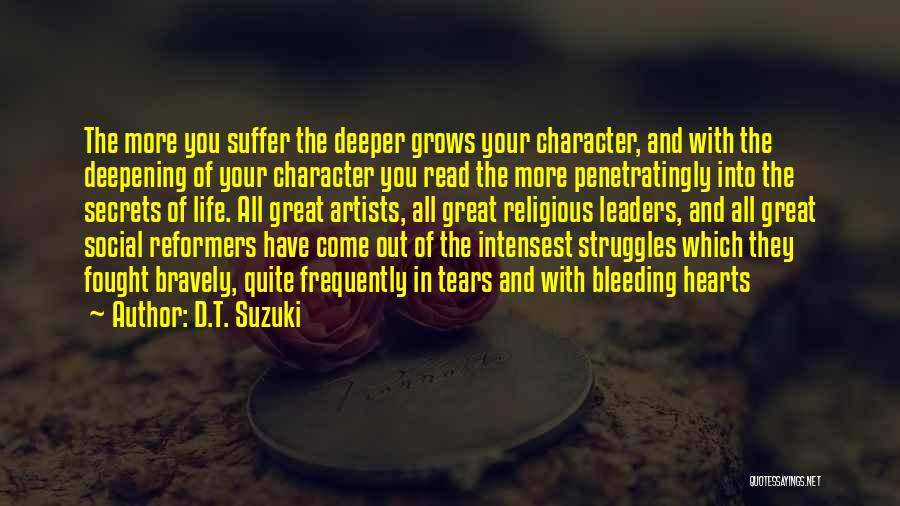 Tears Come Out Quotes By D.T. Suzuki