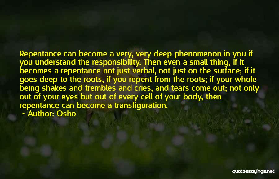 Tears Come Out Quotes By Osho