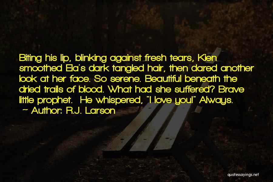 Tears Dried Quotes By R.J. Larson