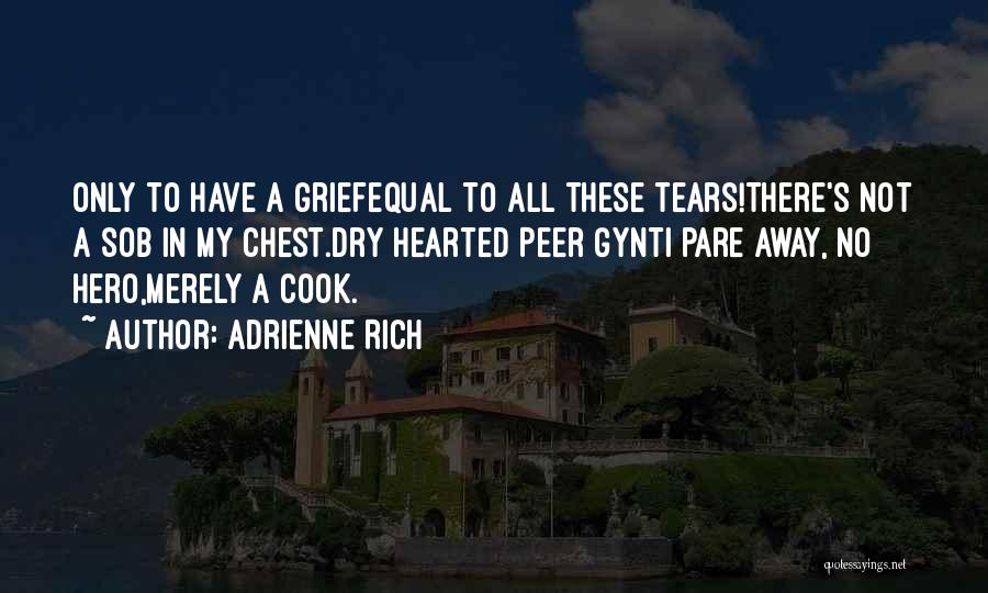 Tears Dry Quotes By Adrienne Rich