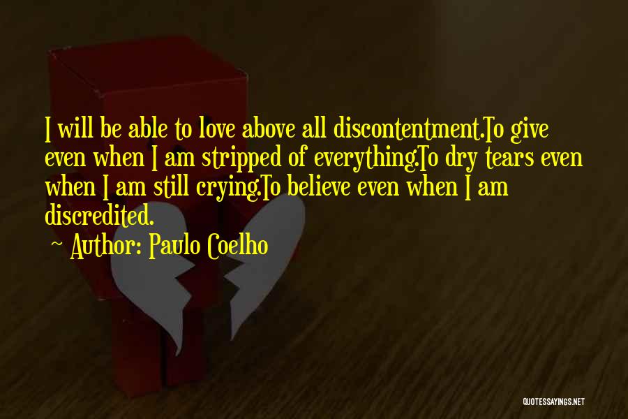 Tears Dry Quotes By Paulo Coelho