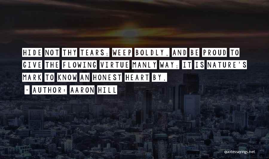 Tears Hide Quotes By Aaron Hill