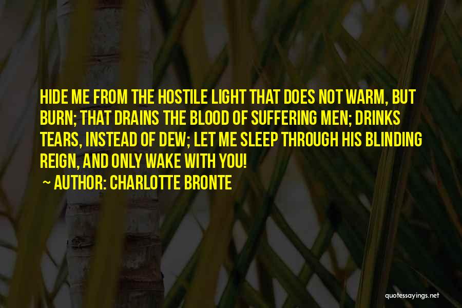 Tears Hide Quotes By Charlotte Bronte