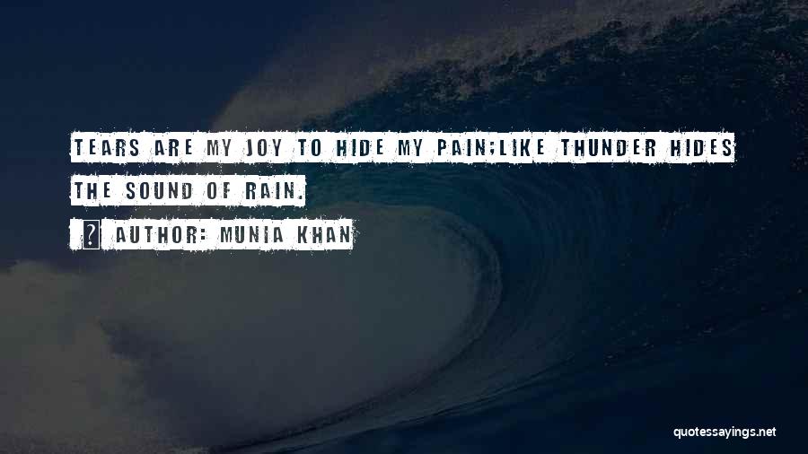 Tears Hide Quotes By Munia Khan