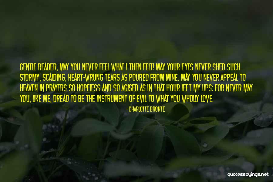 Tears In Your Eyes Quotes By Charlotte Bronte Tears In Your Eyes Quotes By Charlotte Bronte