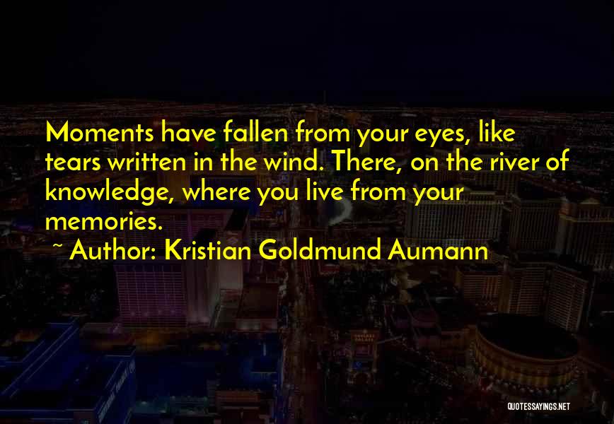 Tears In Your Eyes Quotes By Kristian Goldmund Aumann