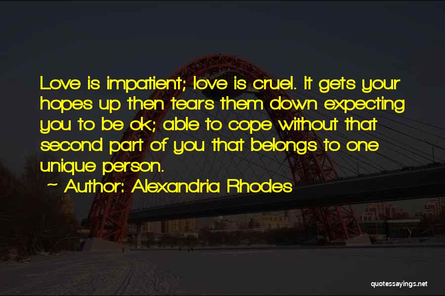 Tears Of Love Quotes By Alexandria Rhodes