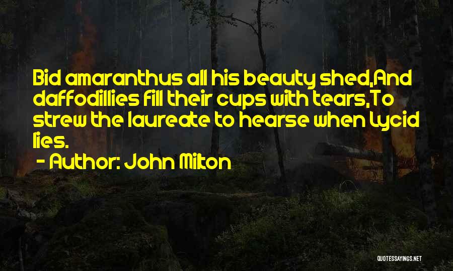 Tears Quotes By John Milton