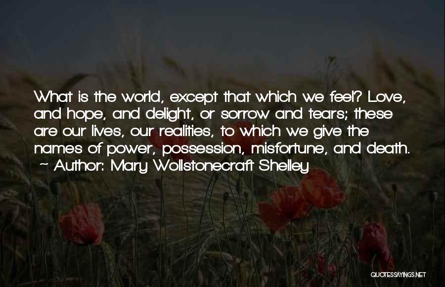 Tears Sorrow Quotes By Mary Wollstonecraft Shelley