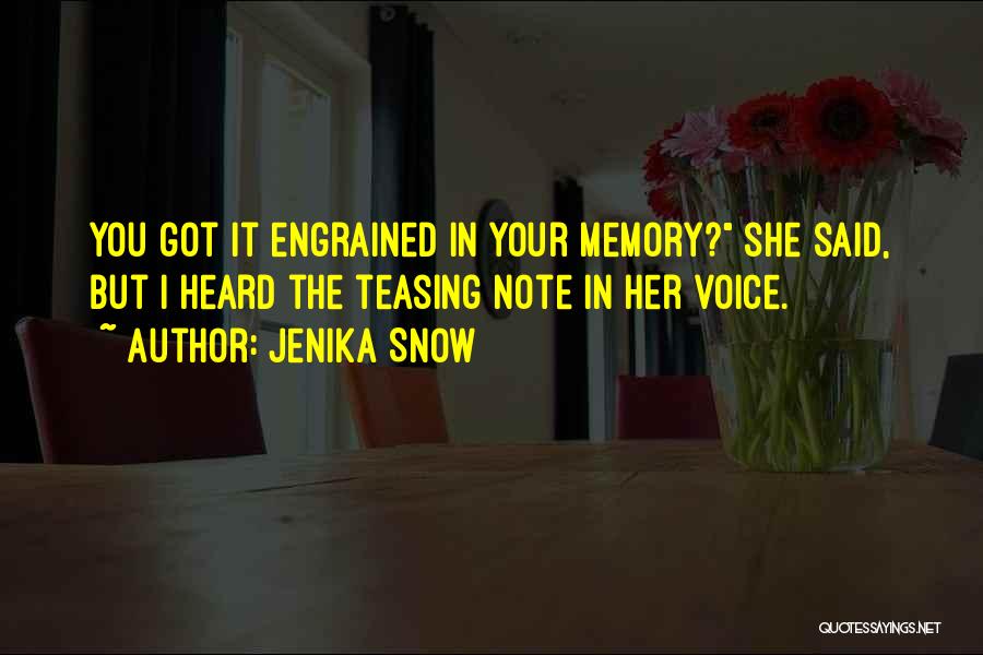 Teasing Quotes By Jenika Snow