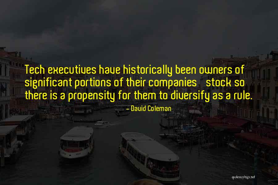 Tech Stock Quotes By David Coleman