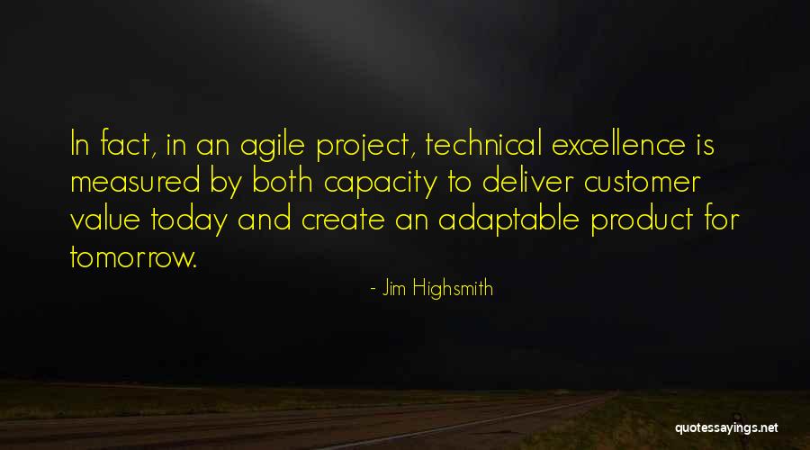 Technical Excellence Quotes By Jim Highsmith