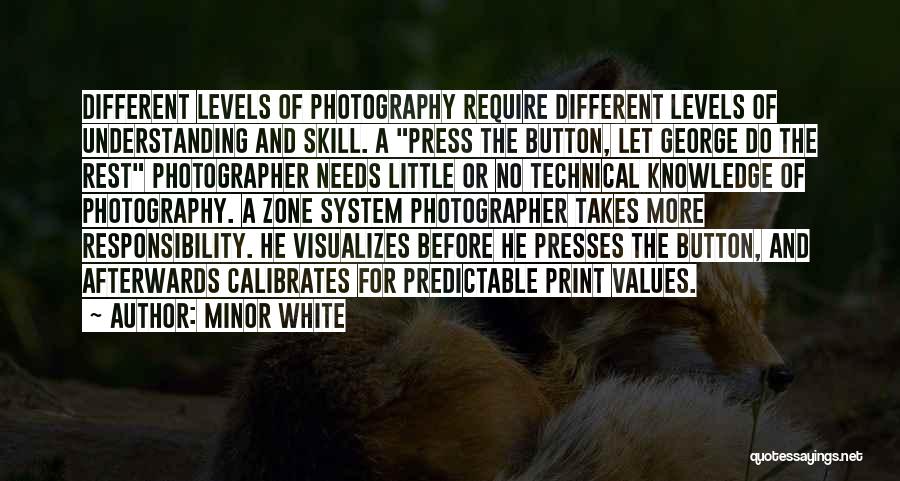 Technical Skills Quotes By Minor White