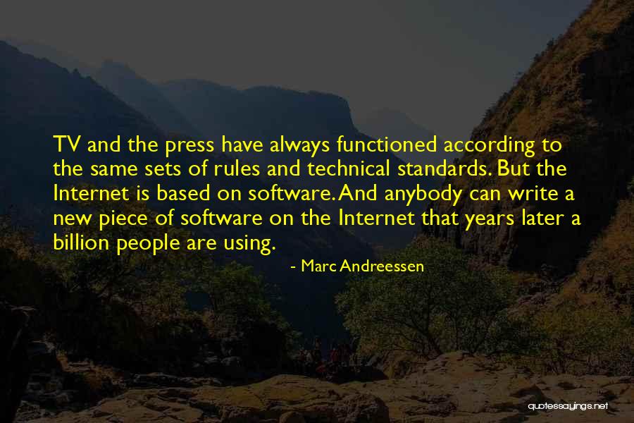 Technical Standards Quotes By Marc Andreessen