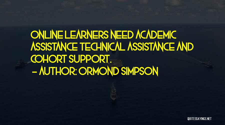 Technical Support Quotes By Ormond Simpson