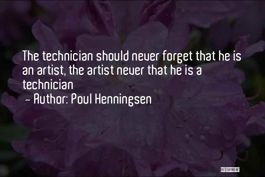 Technician Quotes By Poul Henningsen