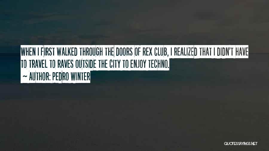 Techno Raves Quotes By Pedro Winter