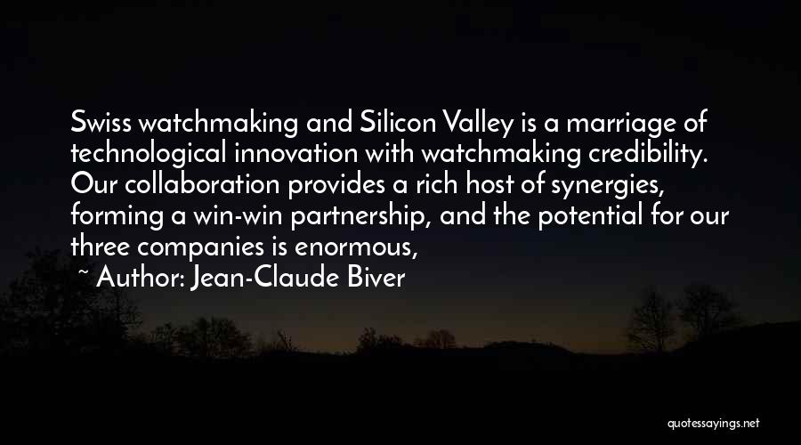 Technological Innovation Quotes By Jean-Claude Biver