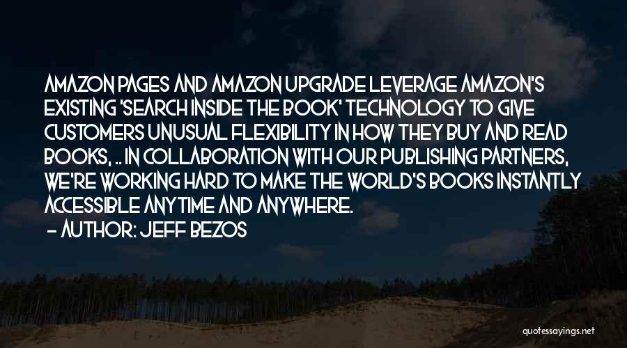 Technology And Books Quotes By Jeff Bezos