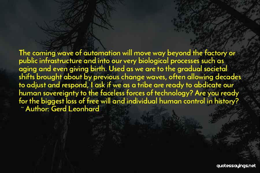 Technology And Control Quotes By Gerd Leonhard