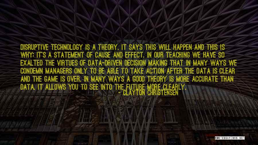 Technology And The Future Quotes By Clayton Christensen Technology And The Future Quotes By Clayton Christensen