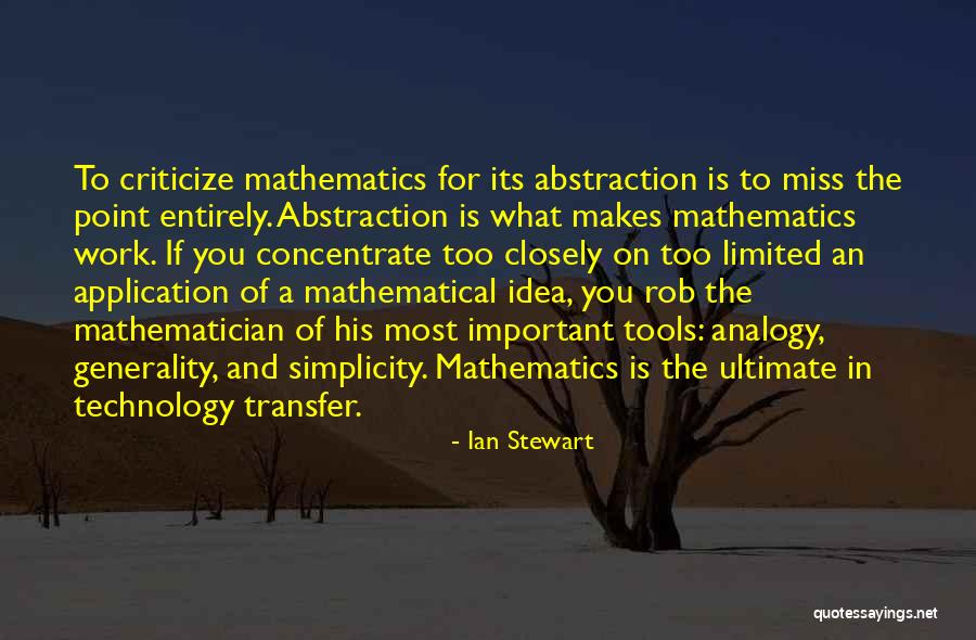 Technology Application Quotes By Ian Stewart Technology Application Quotes By Ian Stewart