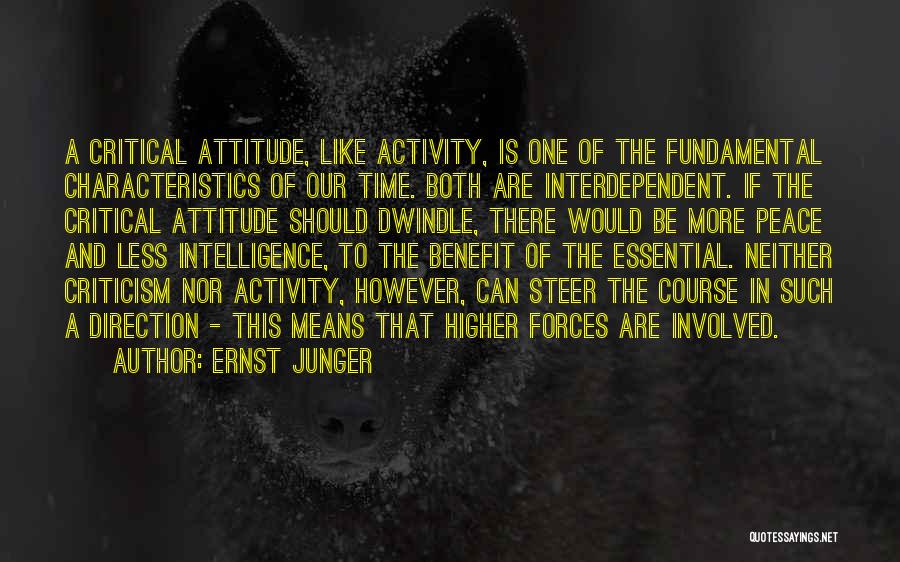 Technology Benefit Quotes By Ernst Junger