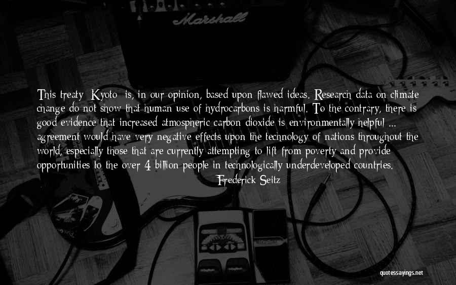 Technology Effects Quotes By Frederick Seitz Technology Effects Quotes By Frederick Seitz