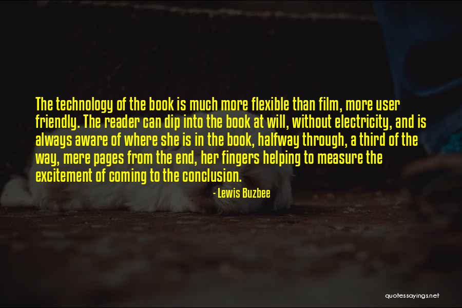 Technology From Books Quotes By Lewis Buzbee