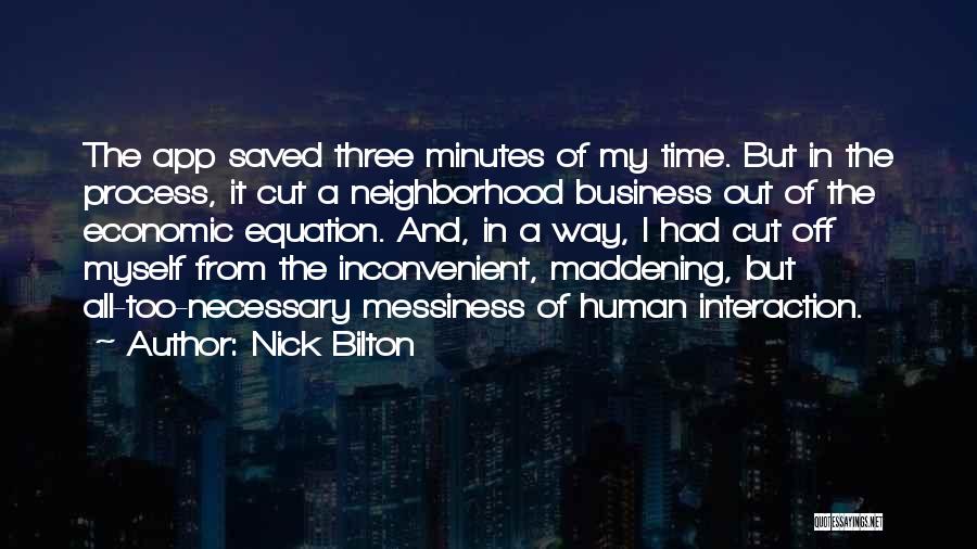 Technology Human Interaction Quotes By Nick Bilton