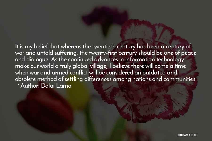 Technology In War Quotes By Dalai Lama