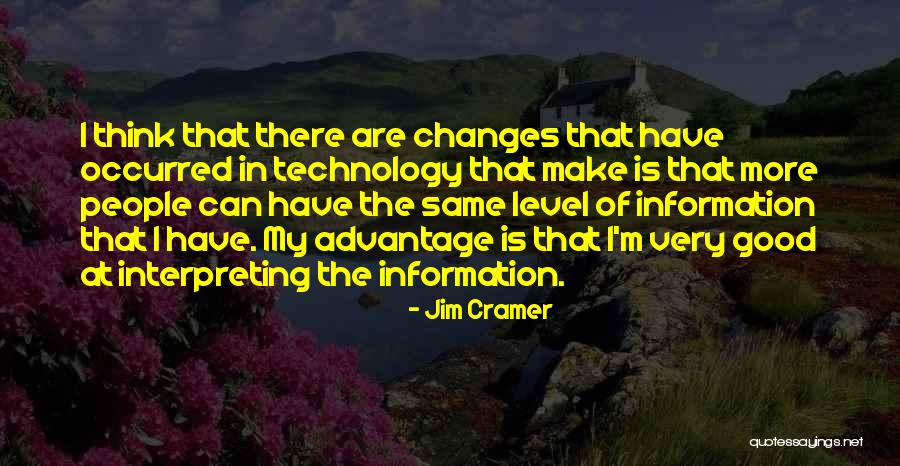 Technology Information Quotes By Jim Cramer