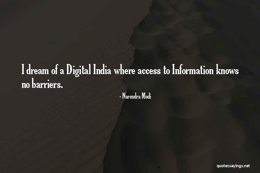 Technology Information Quotes By Narendra Modi