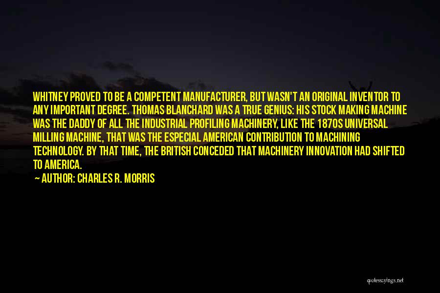Technology Innovation Quotes By Charles R. Morris