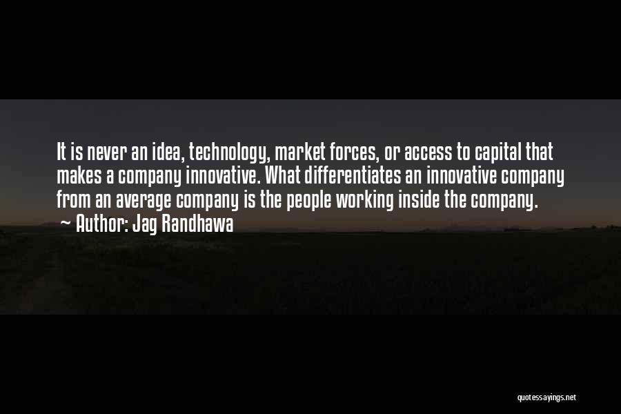 Technology Innovation Quotes By Jag Randhawa