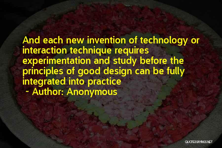 Technology Interaction Quotes By Anonymous