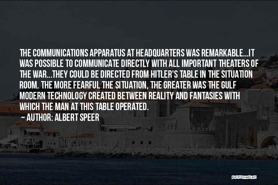 Technology Quotes By Albert Speer