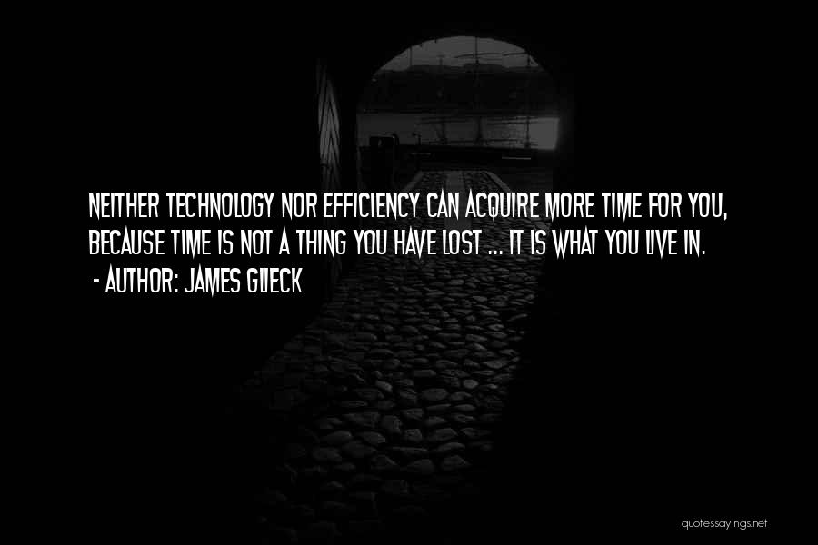 Technology Quotes By James Glieck