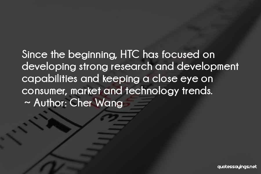 Technology Trends Quotes By Cher Wang