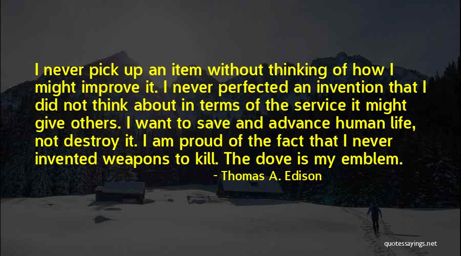 Technology Weapons Quotes By Thomas A. Edison Technology Weapons Quotes By Thomas A. Edison